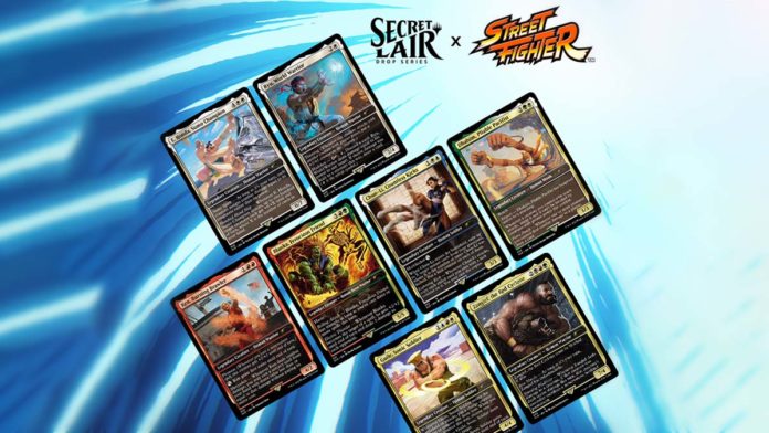 Secret Lair de Magic: The Gathering estreia no Brasil com cards de Street Fighter