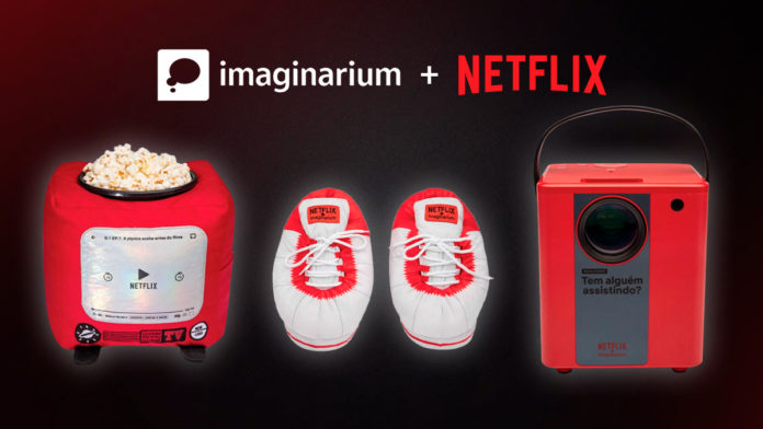 A foto apresenta a coleção Imaginarium + Netflix.