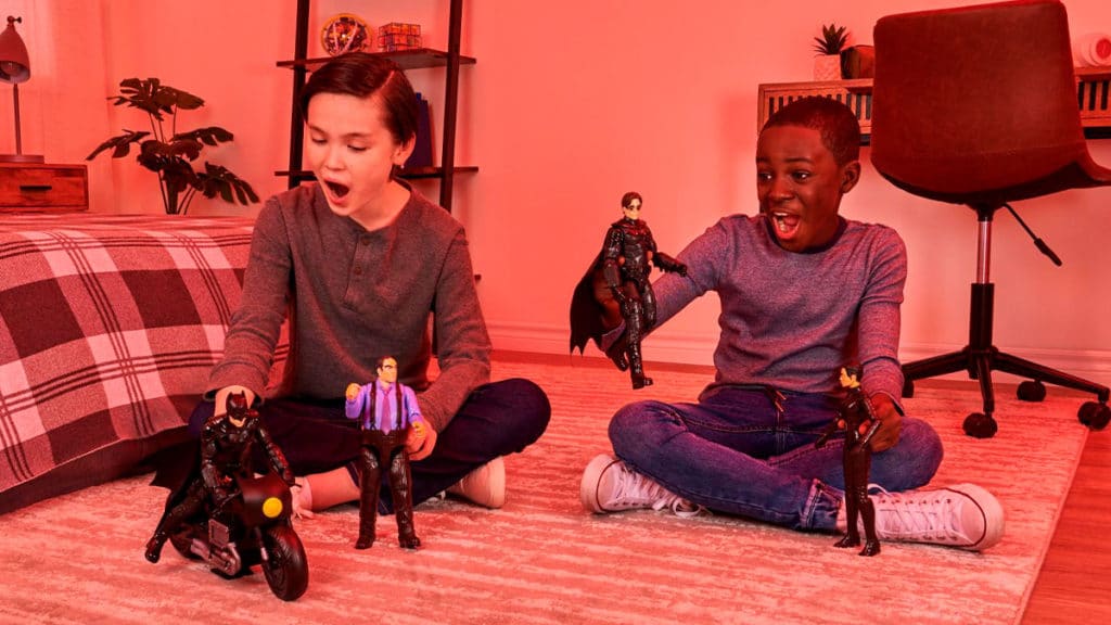 A foto apresenta os novos brinquedos de The Batman da Sunny Brinquedo.