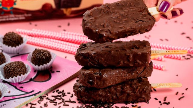 Novo sorvete saudável de Brigadeiro da Yamo.
