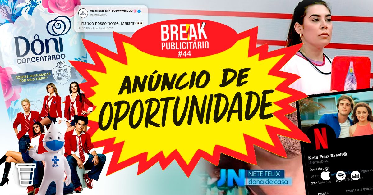 Anúncio de Oportunidade  Break Publicitário #44 - GKPB - Geek