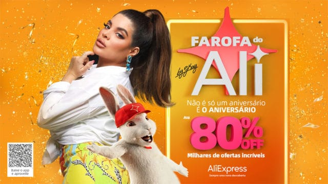 A foto apresenta a Farofa do Ali do AliExpress.