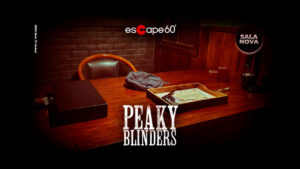 A foto apresenta a sala de Peaky Blinders no Escape 60.