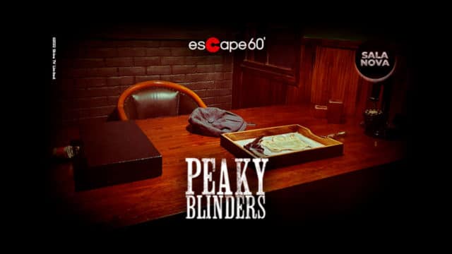 A foto apresenta a sala de Peaky Blinders no Escape 60.