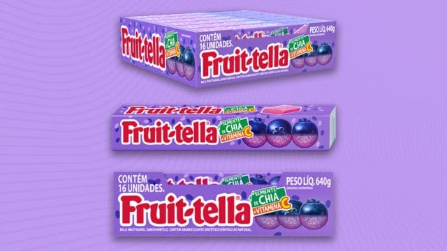 Fruittella lança bala mastigável com semente de chia