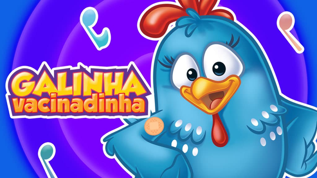 Galinha Pintadinha estrela campanha de vacinação do governo de São Paulo