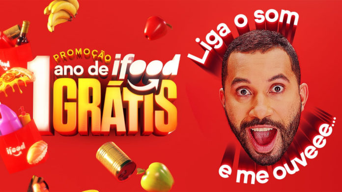 iFood: Campanha com Gil do Vigor promove 1 ano de delivery grátis