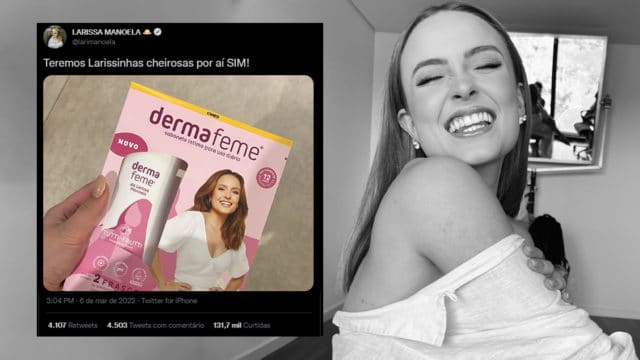 Larissa Manoela aposta em apelido com seu nome para divulgar sabonete íntimo