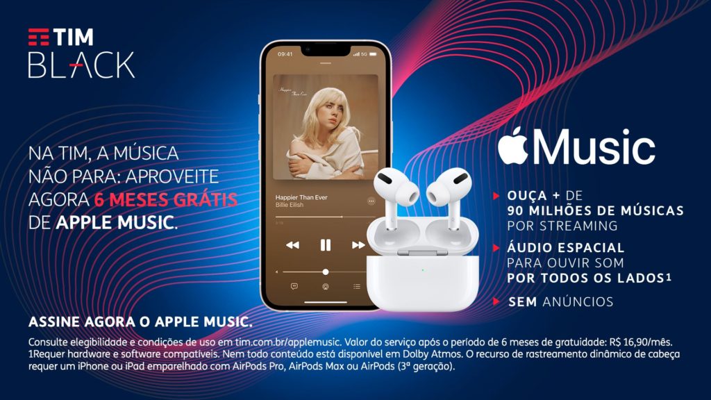 TIM anuncia parceria exclusiva com a Apple