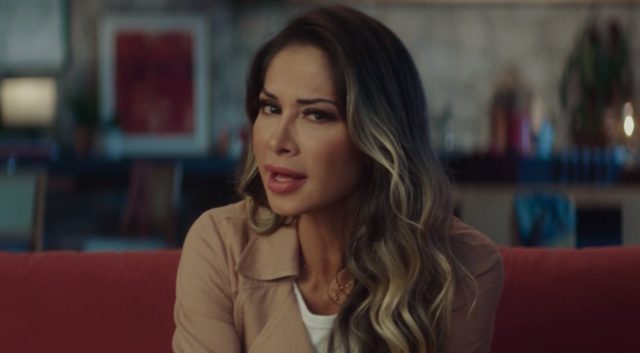 Maíra Cardi em comercial de Santander durante exibição do BBB 22