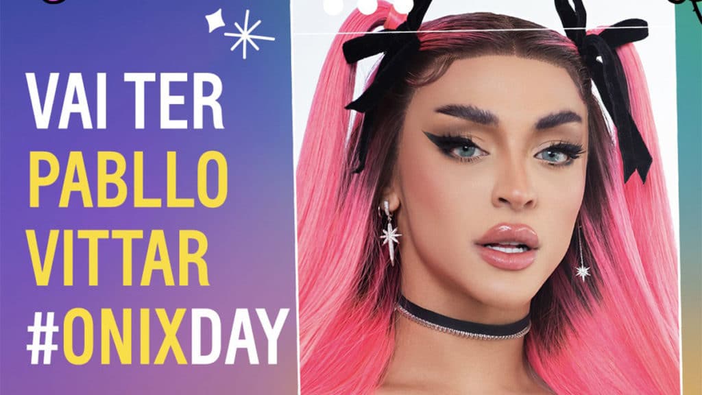 Pabllo Vittar é a nova atração do #OnixDay.