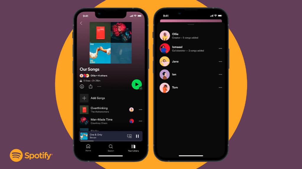 spotify-playlists-colaborativas Nova atualização das playlists colaborativas do Spotify.