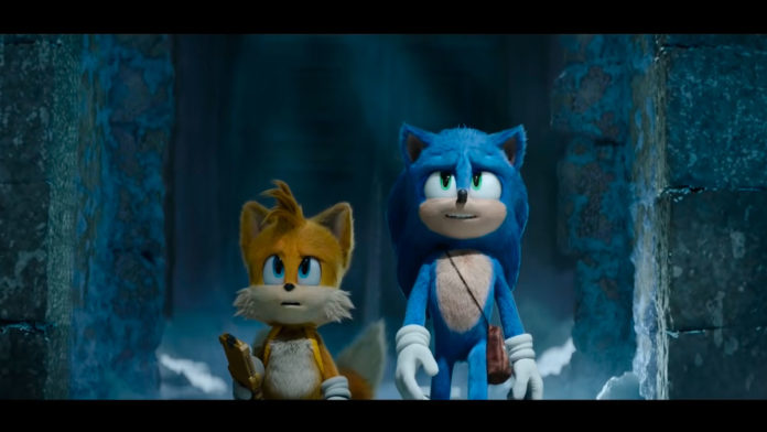 A foto apresenta um frame do trailer de Sonic, que vai substituir a voz da Alexa.