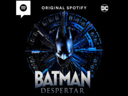 A foto apresenta a áudiossérie Original Spotify Batman Despertar.