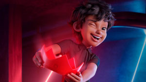 A foto apresenta o banner do programa de fidelidade da Casas Bahia.