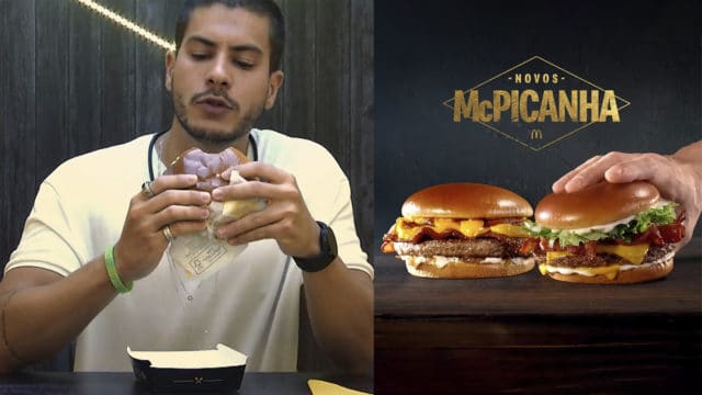 Participantes do BBB22 experimentam os Novos McPicanha