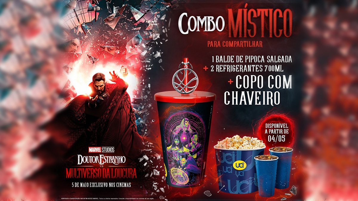 Doutor Estranho no Multiverso da Loucura recebe novo poster e trailer