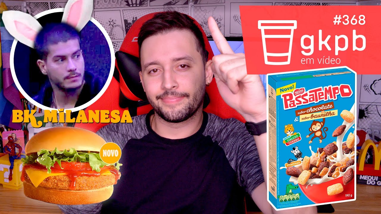 Arthur Coelho Lacta BBB22, BK Milanesa e Passatempo Cereal