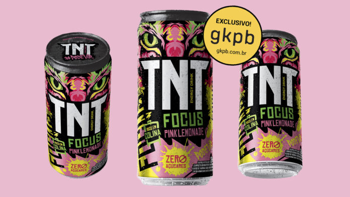 TNT Energy Drink lança novo sabor Focus Pink Lemonade
