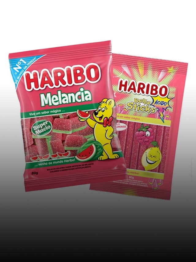 Haribo lança balas de Melancia e Pink Lemonade