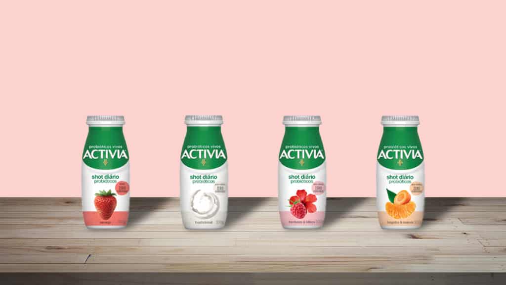 Activia relança a linha shot com nova fórmula “zero gorduras”