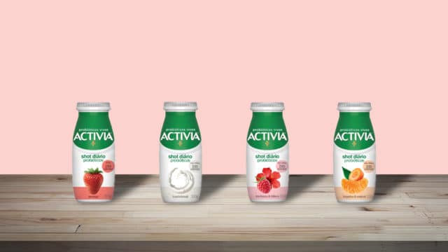 Activia relança a linha shot com nova fórmula “zero gorduras”