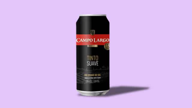 Campo Largo lança vinho em lata de 296ml
