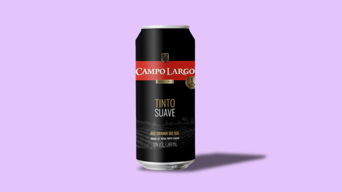 Campo Largo lança vinho em lata de 296ml