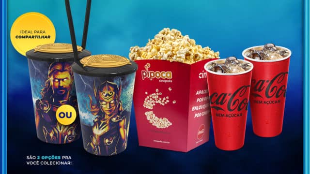 Cinépolis anuncia combo de Thor: Amor e Trovão