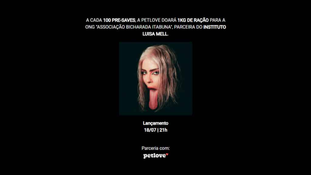 Petlove firma parceria com a cantora Luísa Sonza para música "Cachorrinhas"