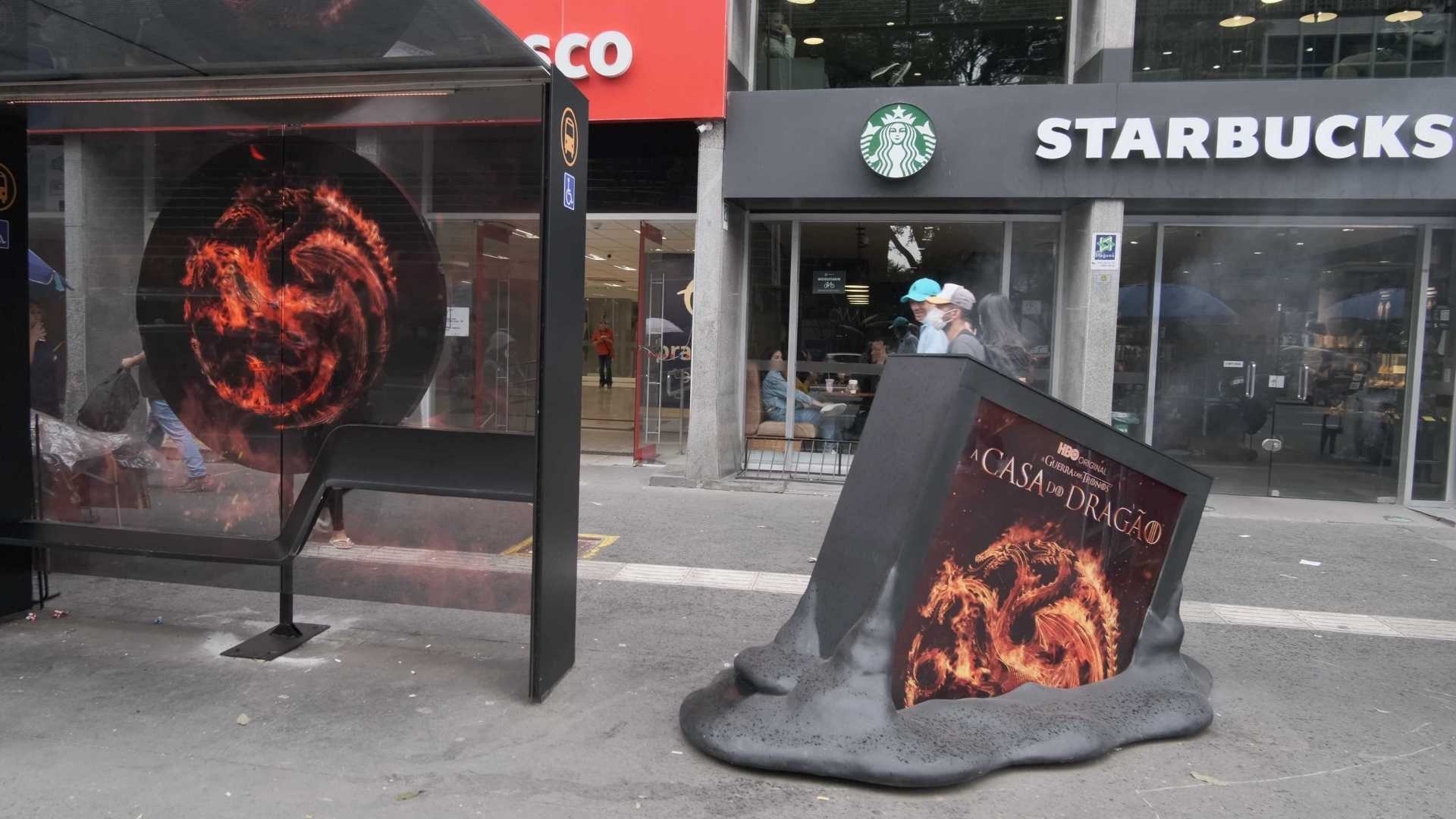 Ação da HBO Max leva trono de ferro de 'A Casa do Dragão' para Avenida  Paulista