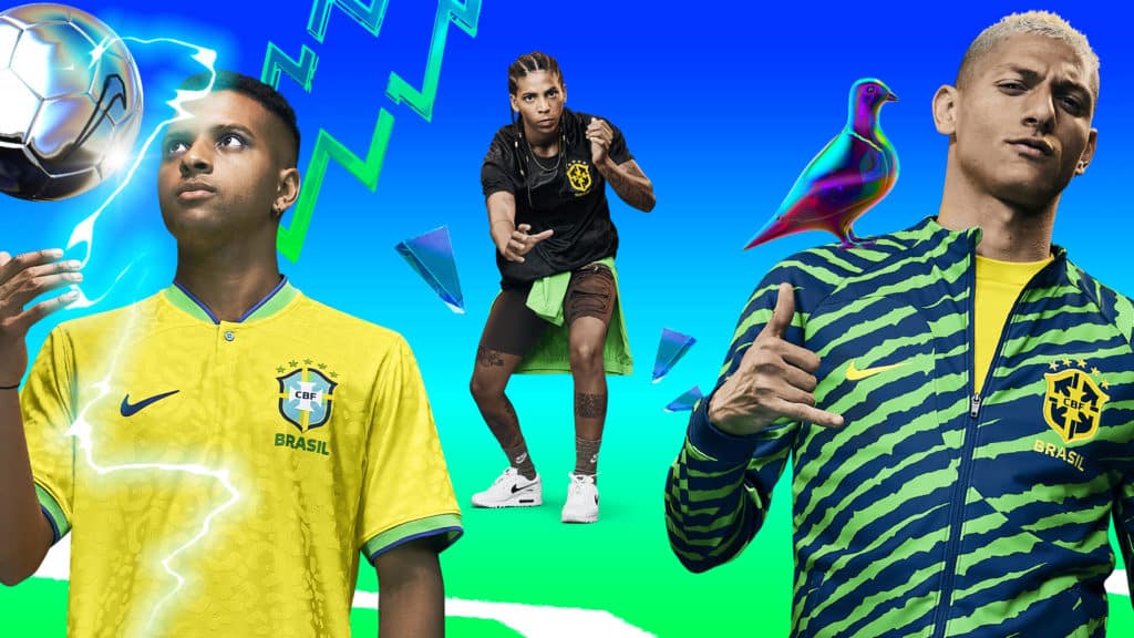 Nike-traz-onça-pintada-no-novo-uniforme-da-Seleção-Brasileira Nike traz onça-pintada na nova camisa da Seleção Brasileira para a Copa do Mundo