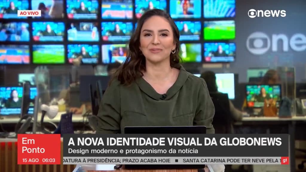 12 anos depois, GloboNews tem novo logo e ganha nova identidade visual