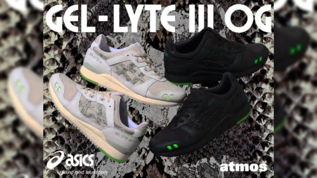 ASICS lança edição especial do GEL-LYTE III OG PYTHON