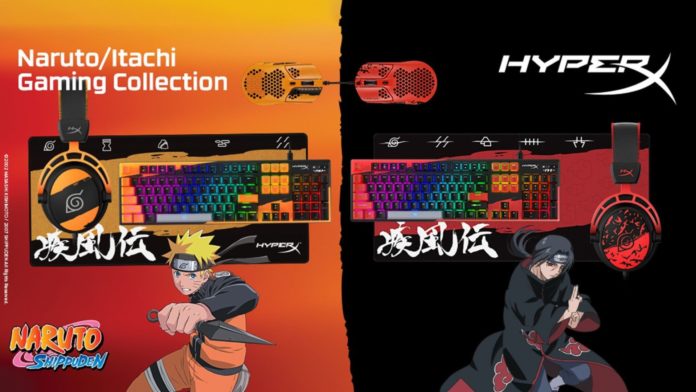 Hyperx anuncia coleção gamer do 'Naruto Shippuden'