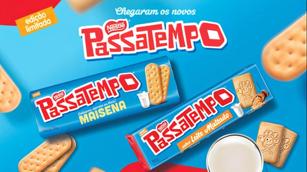 Passatempo Maisena e Leite Maltado