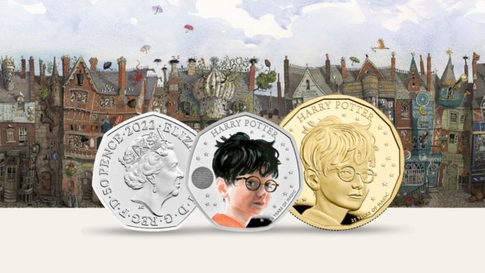 Harry Potter ganha moedas temáticas para comemorar 25 anos da série