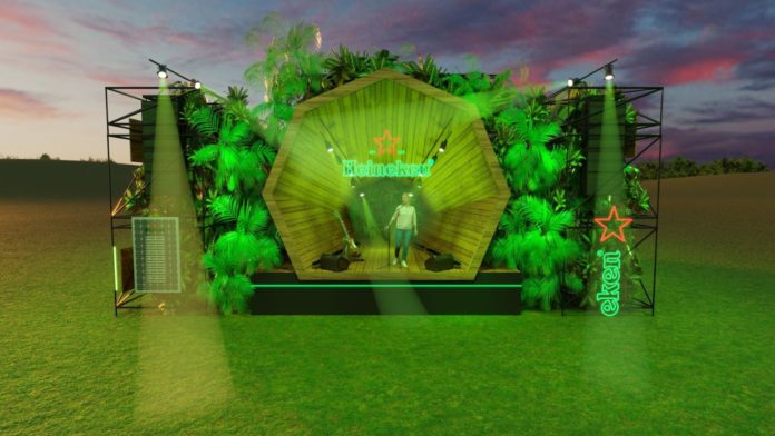 Heineken apresenta palco abastecido por miniusina solar no PopLoad