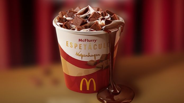 McDonald’s lança novo McFlurry Espetáculo Kopenhagen