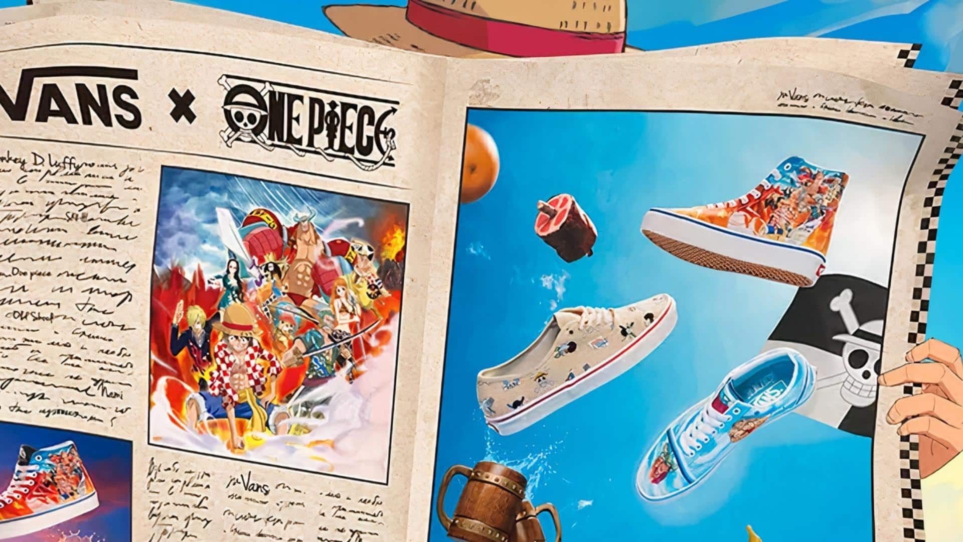 vans collab with one piece