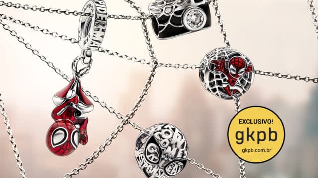 Homem Aranha integra coleção da Pandora x Marvel