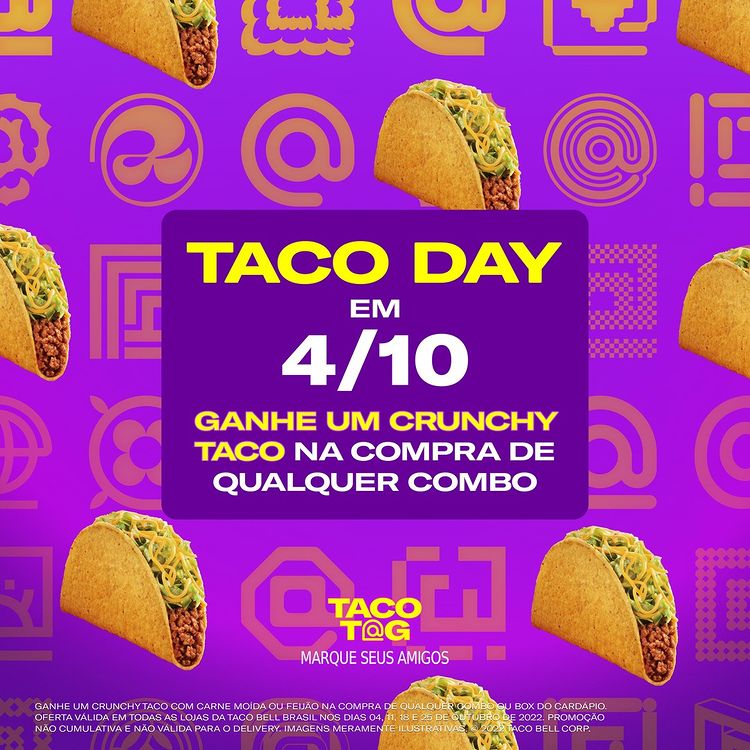Taco Day no Taco Bell durante todas as terças do mês GKPB Geek