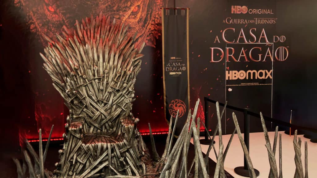 HBO Max leva Trono de Ferro, de "A Casa do Dragão", para Av. Paulista