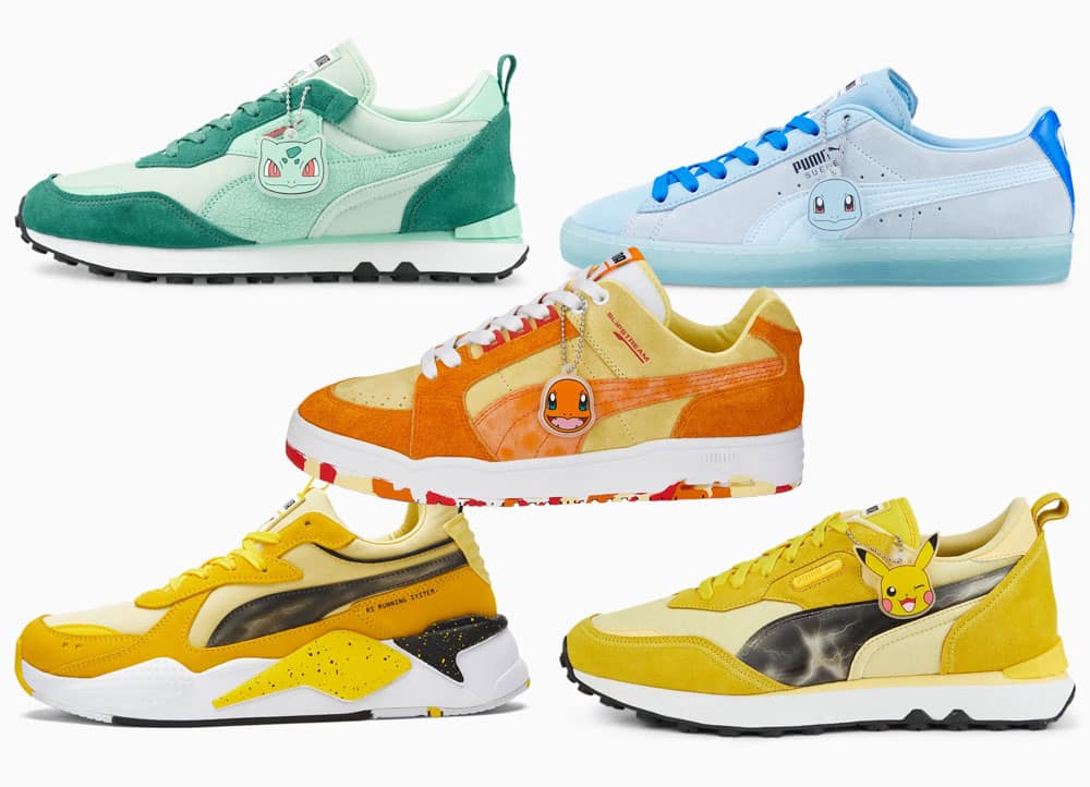 Coleção Pokémon x Puma será lançada em novembro - GKPB - Geek