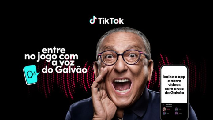 Voz do Galvão Bueno pode narrar seus vídeos no TikTok