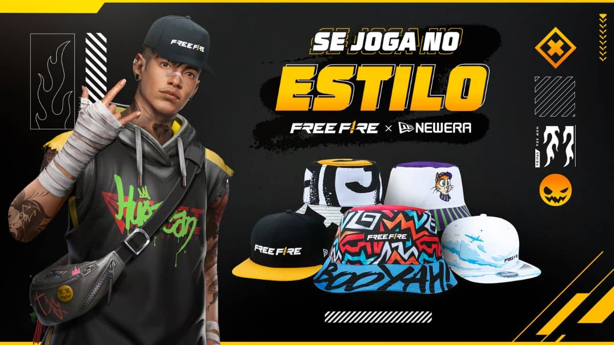 Boné Orizom Free Fire Masculino