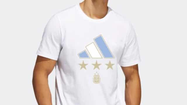 Adidas vende camiseta especial da Argentina com 3 estrelas por mais de R$ 500