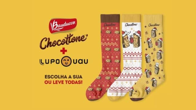 Meias Lupo Bauducco Chocottone