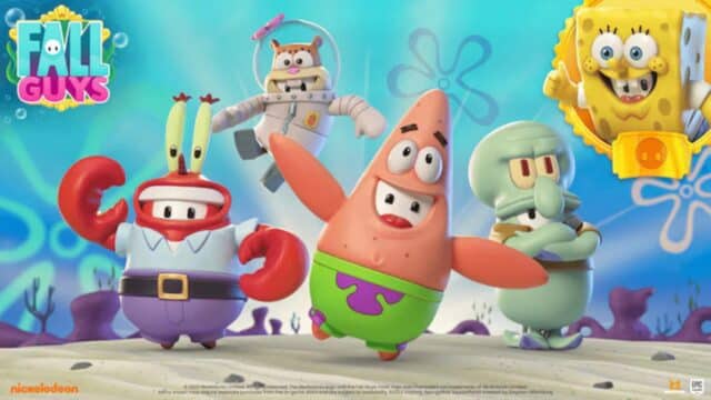 Fall Guys Bob Esponja