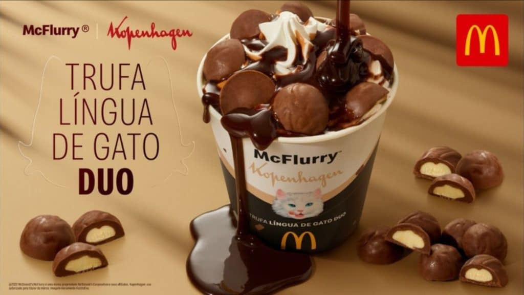McFlurry Trufa Língua de Gato DUO é a nova sobremesa do McDonald’s